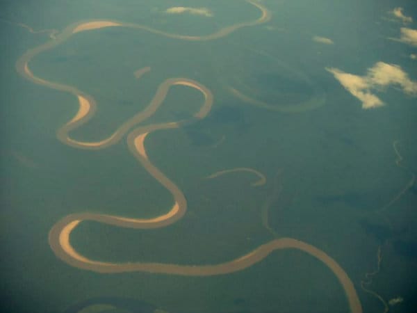 amazon river from space