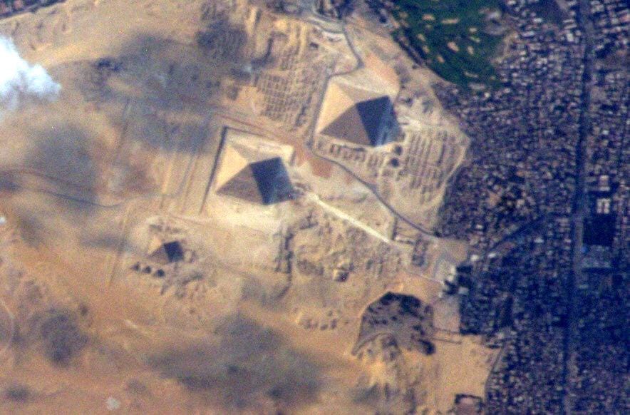 pyramid from space