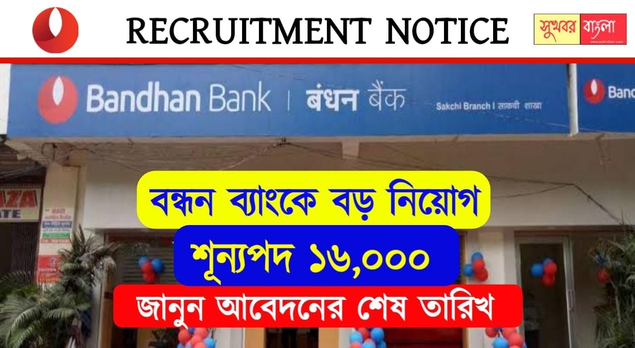 Bandhan Bank recruitment 2022