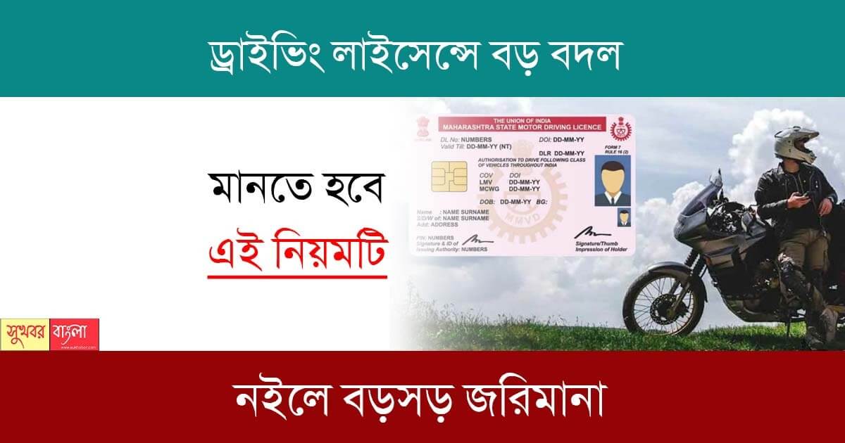 ড্রাইভিং লাইসেন্স (driving license)