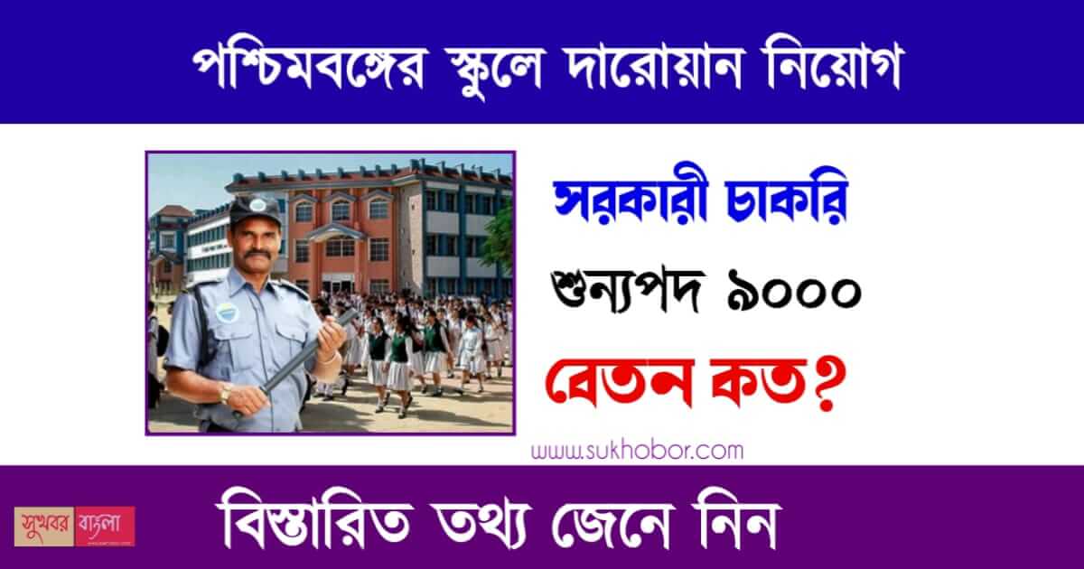 Darwan Recruitment (দারোয়ান নিয়োগ)