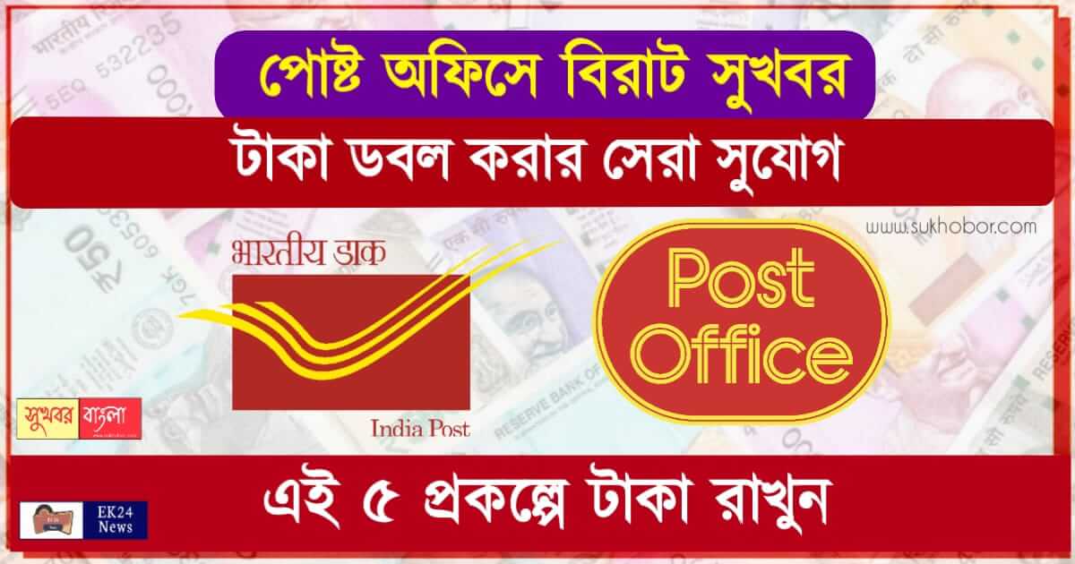 Interest Rate Post Office Savings Schemes (পোস্ট অফিসে সুদের হার)